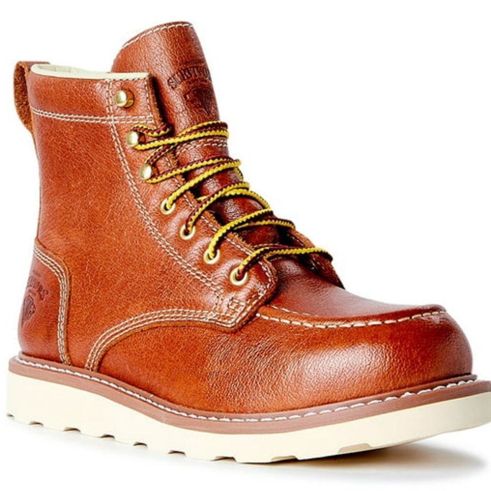 NEW Herman Survivors Men's Oakridge 6" Steel Toe Work Boots‎ Leather Size 7½